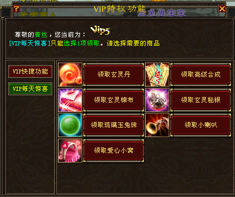 VIP特权功能截图二